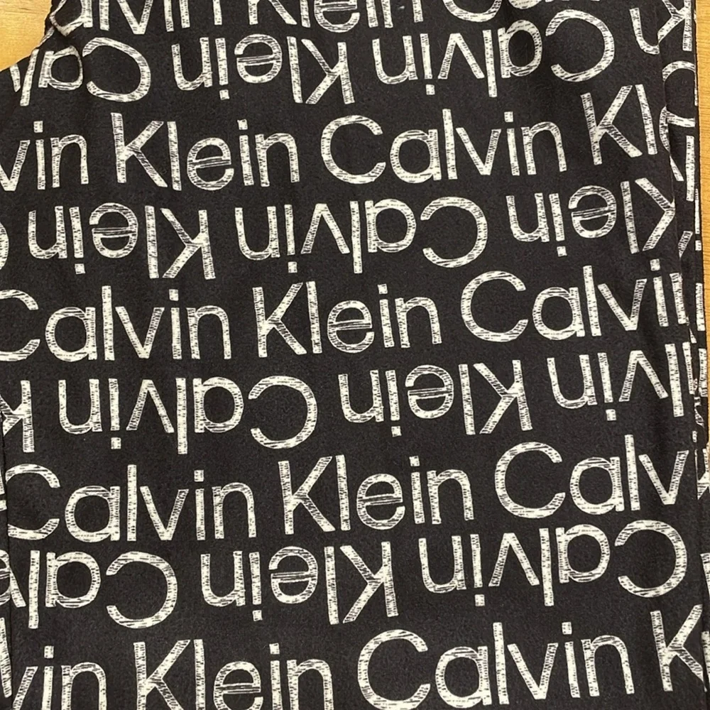 Calvin Klein Girls Pajama Bottoms Loungewear Large 10/12 Navy and White